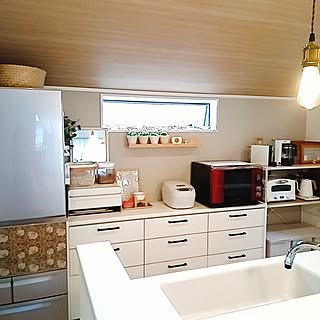 「幸せを実感できる、ホワイトナチュラルな優しいキッチン」 by tmmh2023さん