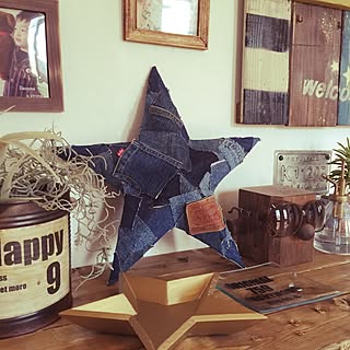 星がポイント!マネしたくなる、スターモチーフのあるお部屋