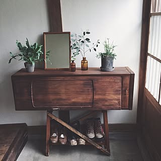 ヴィンテージ風玄関にしよう♡レトロな心地良さを家の顔に