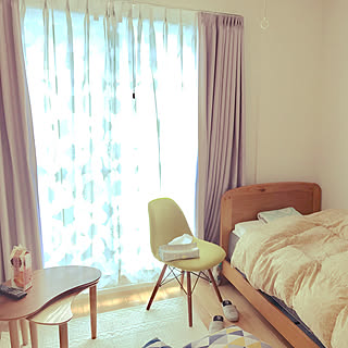 「24m2。カラーでアソブ白い部屋◎自分色で作る1Kの楽しみ方」 by awaさん