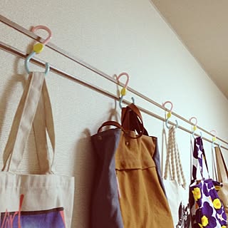 バッグの置き場所に!バッグ収納方法