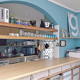 わが家もカフェに♪コーヒーグッズの見せる収納アイデア