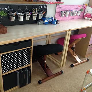 飽きずに長く使える♪学習机アレンジ&DIY