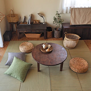 リラックス感のある雰囲気に！ニトリの自然素材アイテムで作るインテリア