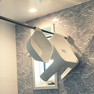 壁にくっ付く湯おけ！タワーのマグネット＆引っ掛け湯おけで快適バスルーム