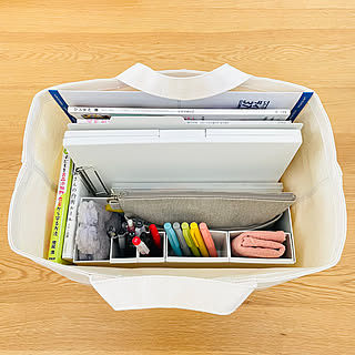 小物の収納に大活躍!無印良品のファイルボックス用ポケット