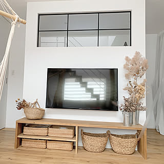 ニトリで理想のリビング空間へ☆快適＆落ち着きのあるリビング収納