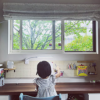 ホッチキス固定で傷が目立たない♪「壁美人」でつくる自由な壁面収納