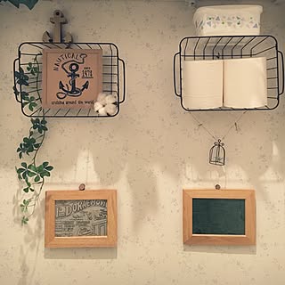 デザイン性も機能性も抜群!ワイヤーかごの収納実例