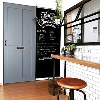 大人可愛い♡ブルーグレーを取り入れたお部屋