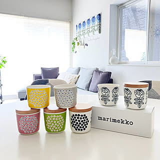 【使い方のコツ】置くだけで可愛い♪マリメッコのラテマグを使いこなすアイデアby yu-yuukiさん