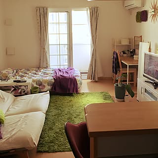 「32m2。好きをほどよく楽しむ、動線の良いメリハリレイアウト」 連載:ワンルーム1Kの暮らし by atsukunさん