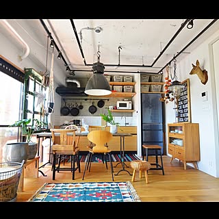 こだわりのミックスを楽しむ☆落ち着いたインダストリアル