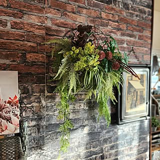 「アイアン素材のウォールグリーンベースをつくる意外な方法」 by yacciさん