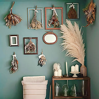 【RoomClipが選んだ厳選3選】「ドライフラワーのある暮らし」がテーマの素敵な投稿実例