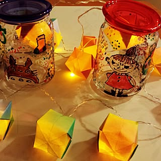 お部屋のインテリアに折り紙をプラスして、可愛く演出しませんか?