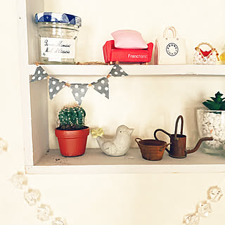 「マスキングテープだから豊富なデザインを楽しめる、ミニフラッグガーランド」 by moolさん