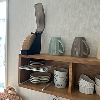 【高コスパアイテム】すっきり見せてホコリも防ぐ！seriaのコーヒーフィルターケース by chunpinaさん