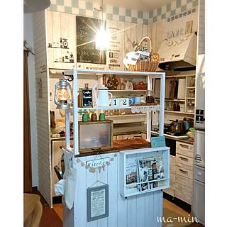 便利＆オシャレなカラーボックスキッチンカウンターをDIY！！