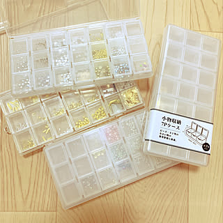 見やすくて取り出しやすい♡100均の透明ケースの活用アイデア
