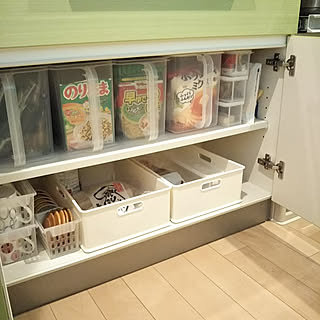 扉の中にどう配置してる？キッチン収納内のレイアウト
