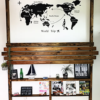 原状回復OK！穴をあけずに壁面収納・ディスプレイを実現できるDIY