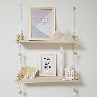 北欧や韓国風などのナチュラルスタイルに♪ウッドビーズのハンドメイド作品