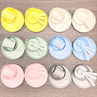 好きな色で上質な時間を過ごす♡くすみカラーの食器がある暮らし