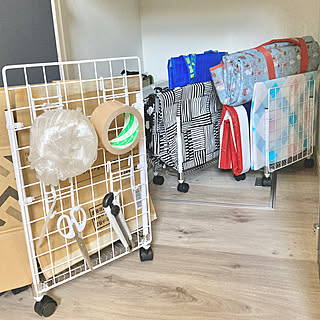 かさばらないし倒れないからストレスフリー♪ダンボールの一時収納の仕方