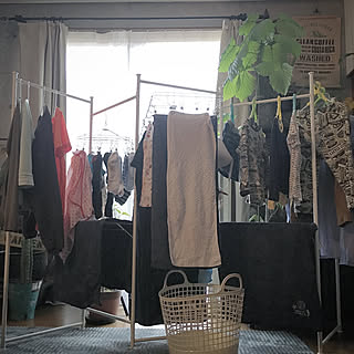 少しの工夫で満足度アップ☆洗濯と干し方のアイデア実例