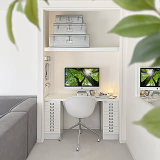 使いやすさも見た目も大満足☆快適に過ごせるワークスペース