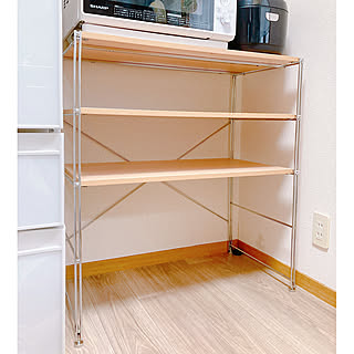 【使い方のコツ】シンプルだから長く使える！ekans ラインシェルフの使い方 by yuyuさん