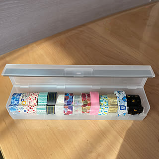 楽しみながらスッキリ収納を実現！マスキングテープの収納実例集