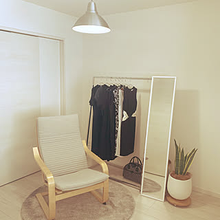 「お店のディスプレイのように美しい、スチール製ハンガーラック」 by rinrinさん