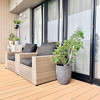 極上のプライベート空間をIKEAでつくる♡ベランダ家具でくつろぎ空間にワンランクアップ
