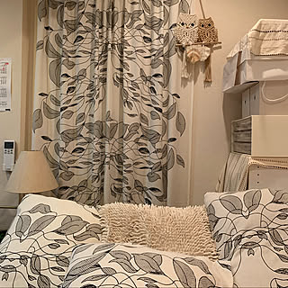 スタイル作りの主役になる☆個性が光るIKEAのカーテンがあるお部屋