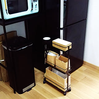 すっきり片付き、らくらく移動♪ワゴン収納はRoomClipショッピングでゲット