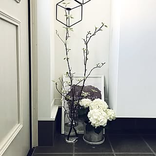 家に入った瞬間からうっとり♡玄関でのディスプレイ