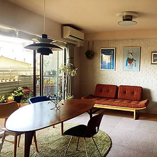 「心地良いシンプル空間を無難に終わらせない、アート性の高いインテリア」 by marukoさん