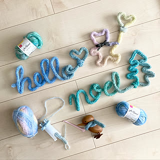 ダイソーの毛糸で作りたい☆お部屋を明るくしてくれるハンドメイド作品