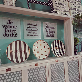 圧倒的な高コスパ！お部屋を彩る100均食器ディスプレイ