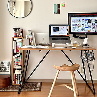 レイアウト変更が楽しくなる♪無印良品の折りたたみテーブルを使った実例6選