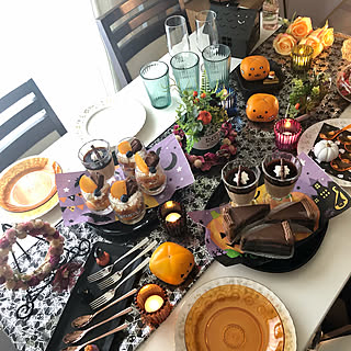 気持ちも華やぐスペシャルな食卓に♪ハロウィンのテーブルコーディネート