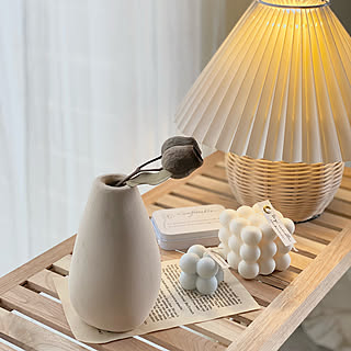 ダイソーのナチュラル＆淡色系アイテムで作る♡心ほぐれる韓国インテリア