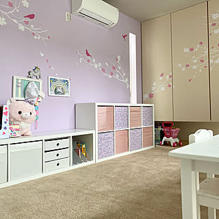 カスタマイズして楽しめる♪IKEAのKALLAXを使った賢い収納