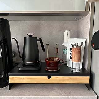 使いやすくすっきり片付けたい☆コーヒーグッズの収納方法