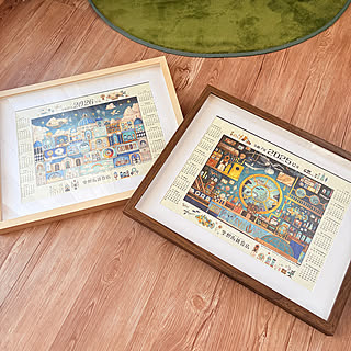 「4通りの飾り方で変幻自在。IKEAのローダルムでアートを楽しむ暮らし 」by akmama_kh さん
