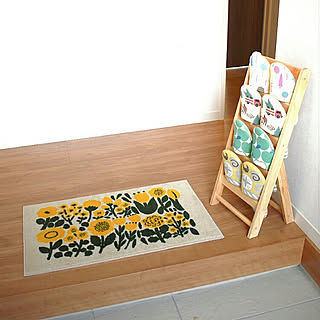 ドアを開けた瞬間にうれしくなる♪お気に入りの玄関マットがある風景