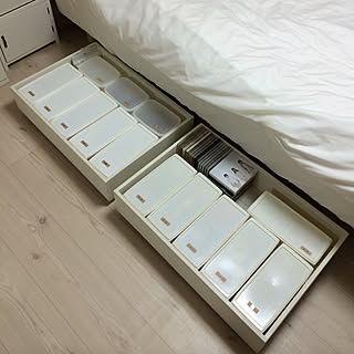 デッドスペースを有効利用♪ベッド下の活用アイディア