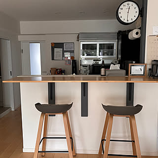 お部屋の雰囲気もワンランクアップ♪実用的でインテリアとしても楽しめるキッチンカウンターのDIY実例